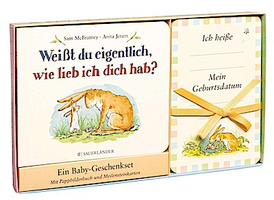 Weißt du eigentlich, wie lieb ich dich hab? Baby-Geschenkset