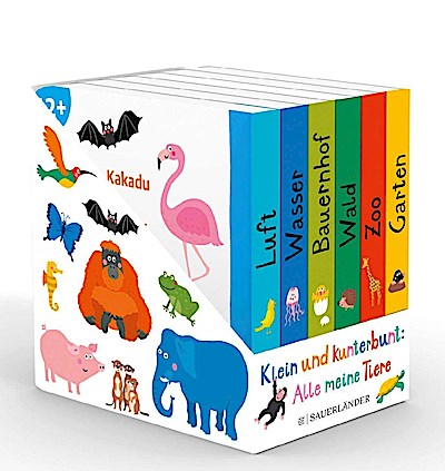 Klein und kunterbunt: Alle meine Tiere (Würfel)