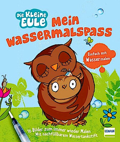 Mein Wassermalspaß - Die kleine Eule