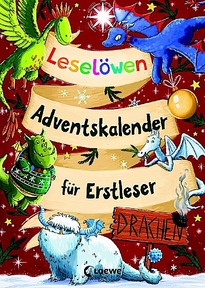 Leselöwen-Adventskalender für Erstleser - Drachen