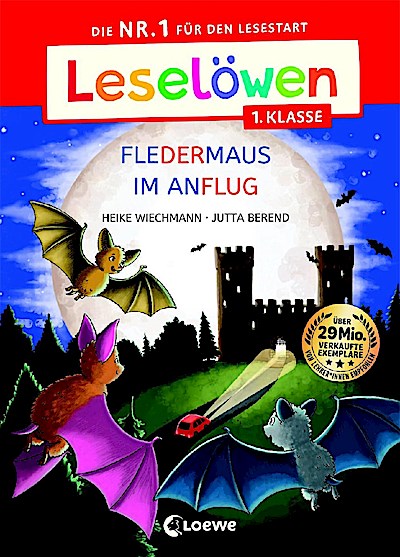 Leselöwen 1. Klasse - Fledermaus im Anflug (Großbuchstabenausgabe)