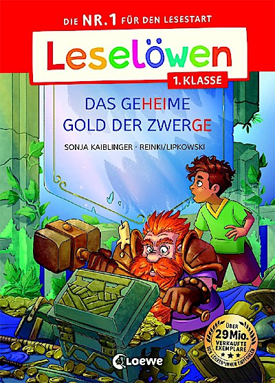 Leselöwen 1. Klasse - Das geheime Gold der Zwerge (Großbuchstabenausgabe)
