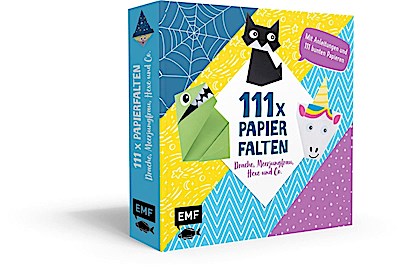 111 x Papierfalten - Drache, Meerjungfrau, Hexe und Co.