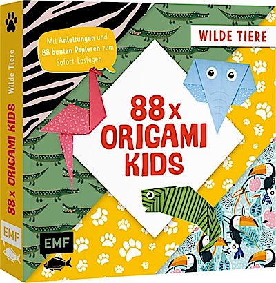 88 x Origami Kids - Wilde Tiere