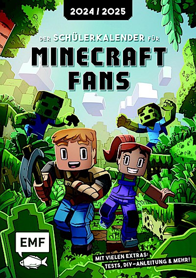 Der Schülerkalender für Minecraft-Fans 2024/2025