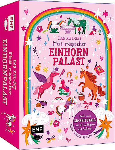 Das XXL-Set - Bauen, Wissen, Spielen: Mein magischer Einhornpalast