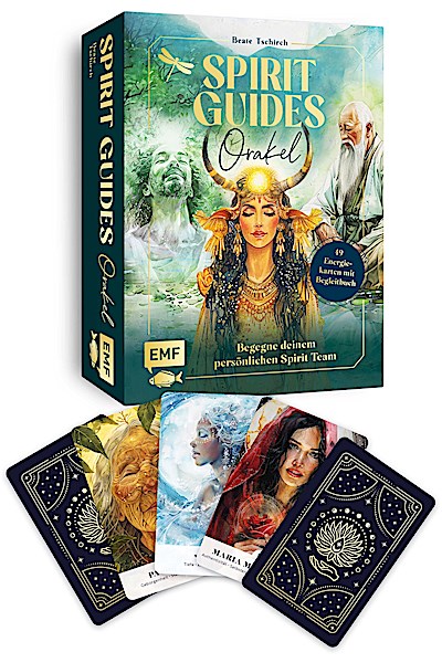 Orakel-Kartenset: Spirit Guides | 49 Energiekarten mit Begleitbuch