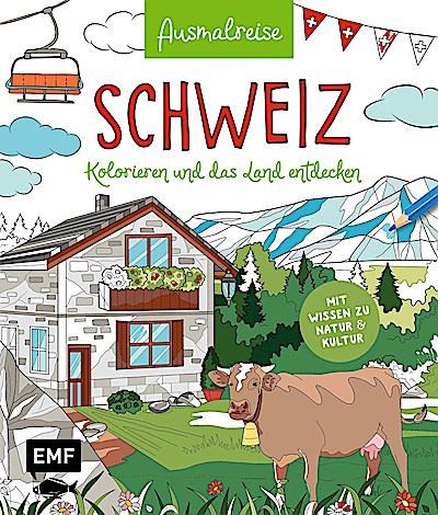 Ausmalreise Schweiz