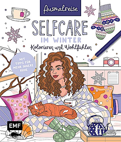 Ausmalreise Selfcare im Winter