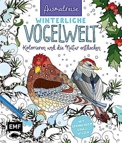 Ausmalreise Winterliche Vogelwelt