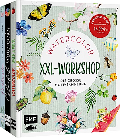 Der Watercolor-XXL-Workshop - Die große Motivsammlung