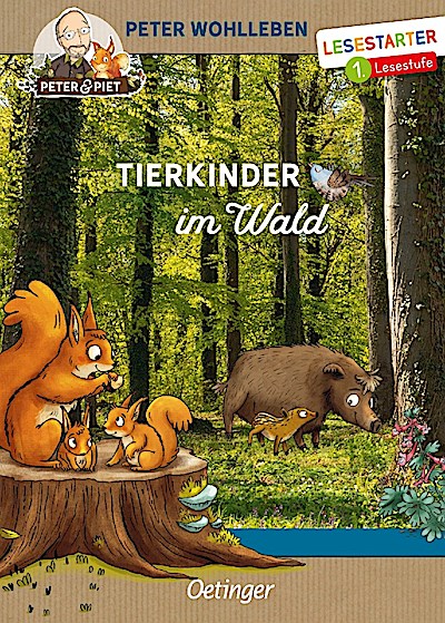Tierkinder im Wald