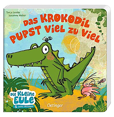 Das Krokodil pupst viel zu viel