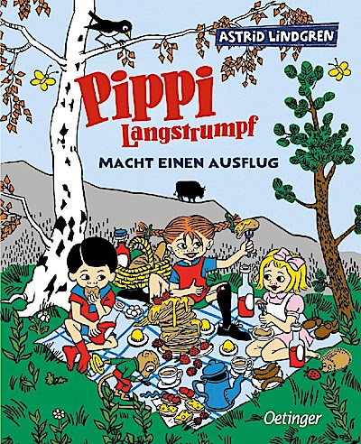 Pippi Langstrumpf macht einen Ausflug