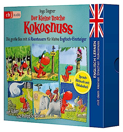 Englisch lernen mit dem kleinen Drachen Kokosnuss - Die große Box mit 6 Abenteuern für kleine Englisch-Einsteiger