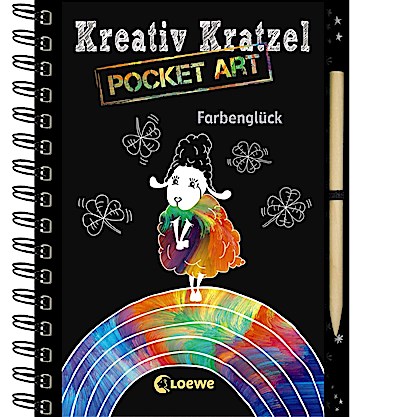 Kreativ-Kratzel Pocket Art: Farbenglück