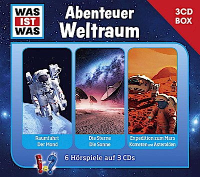 WAS IST WAS 3-CD-Hörspielbox Abenteuer Weltraum