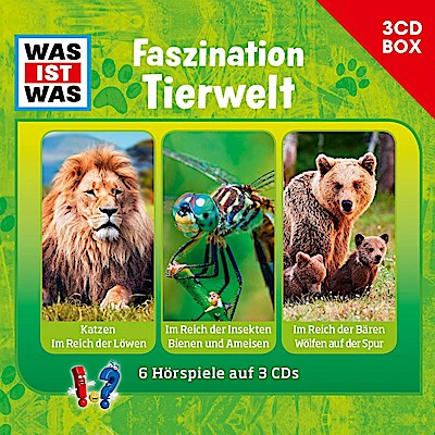 WAS IST WAS 3-CD-Hörspielbox Faszination Tierwelt