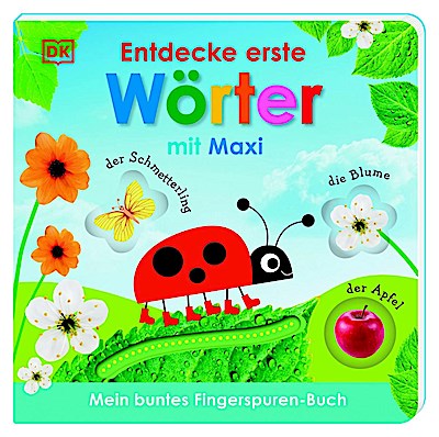 Mein buntes Fingerspuren-Buch. Entdecke erste Wörter mit Maxi