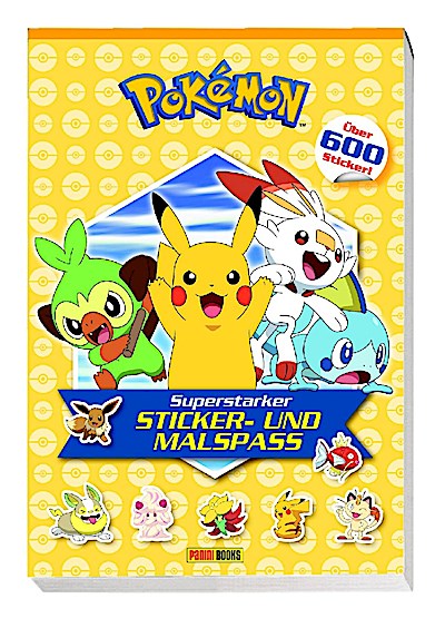 Pokémon: Superstarker Sticker- und Malspaß