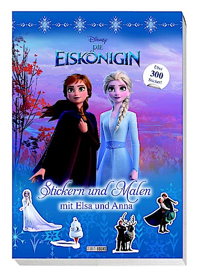 Disney Die Eiskönigin: Stickern und Malen mit Elsa und Anna