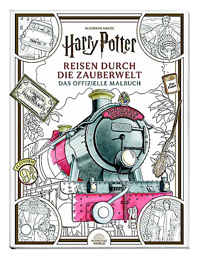 Aus den Filmen zu Harry Potter: Reisen durch die Zauberwelt - Das offizielle Malbuch