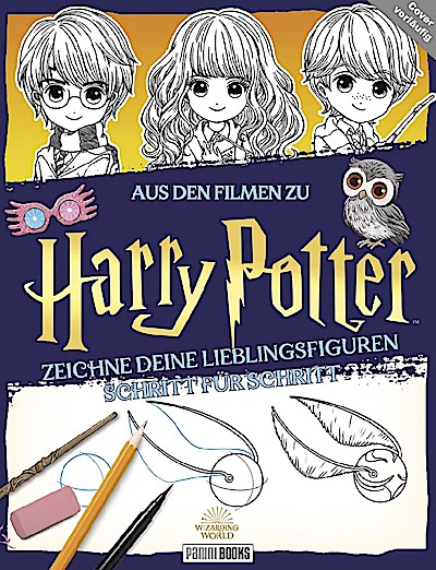 Aus den Filmen zu Harry Potter: Zeichne deine Lieblingsfiguren Schritt für Schritt