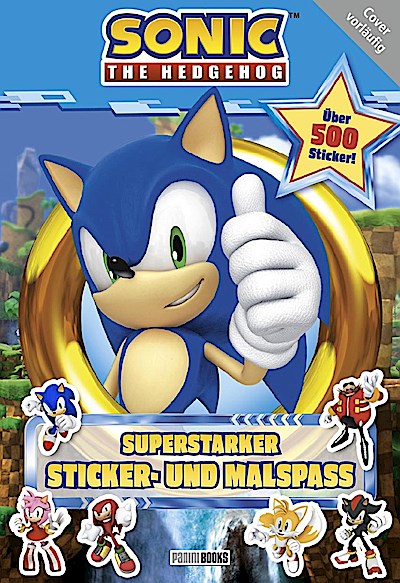 Sonic The Hedgehog: Superstarker Sticker - und Malspaß