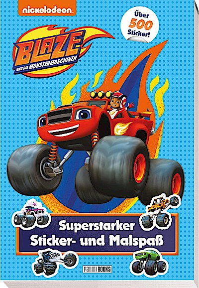 Blaze und die Monstermaschinen: Superstarker Sticker- und Malspaß