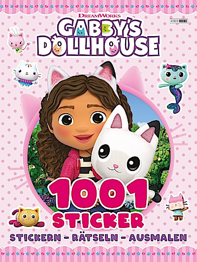Gabby’s Dollhouse: 1001 Sticker: Stickern - Rätseln - Ausmalen