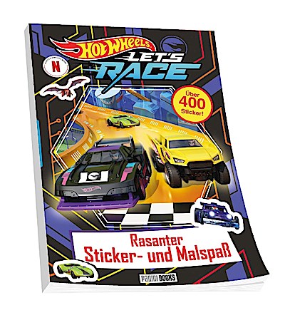 Hot Wheels(TM) Let’s Race: Rasanter Sticker- und Malspaß