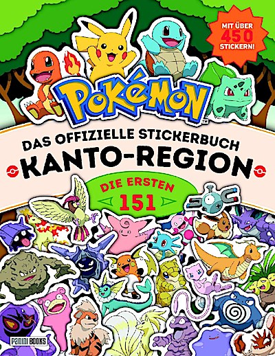 Pokémon: Das offizielle Stickerbuch Kanto-Region - Die ersten 151