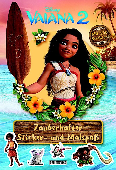 Disney Vaiana 2: Zauberhafter Sticker- und Malspaß