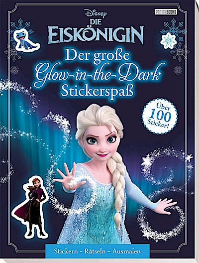 Disney Die Eiskönigin: Der große Glow-in-the-Dark-Stickerspaß: Stickern - Rätseln - Ausmalen