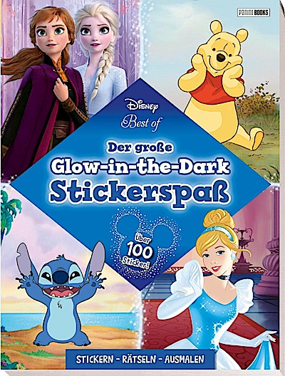 Disney Best of: Der große Glow-in-the-Dark-Stickerspaß: Stickern - Rätseln - Ausmalen