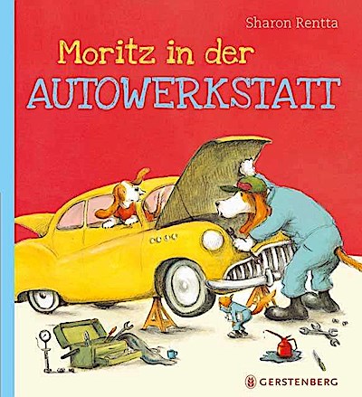 Moritz in der Autowerkstatt