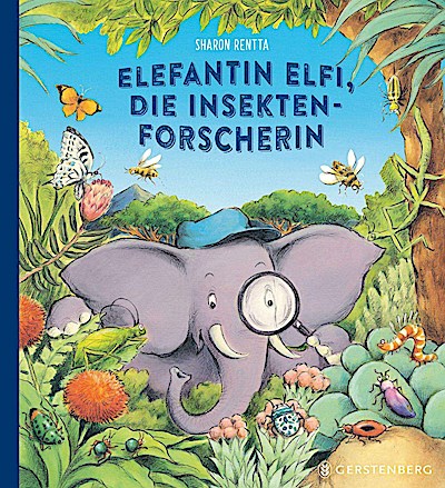 Elefantin Elfi, die Insektenforscherin