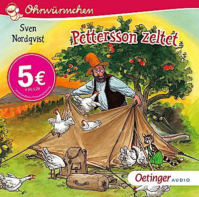 Pettersson und Findus. Pettersson zeltet, 1 Audio-CD