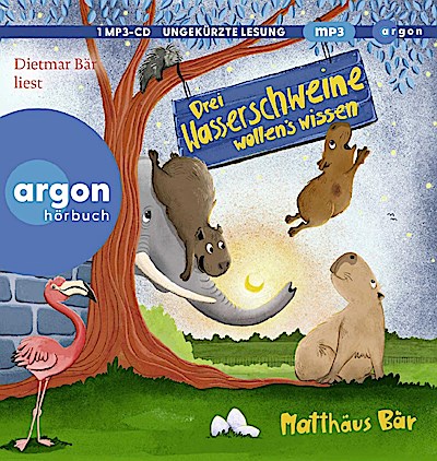 Drei Wasserschweine wollen’s wissen