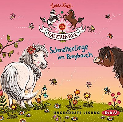 Die Haferhorde - Schmetterlinge im Ponybauch, 2 Audio-CD