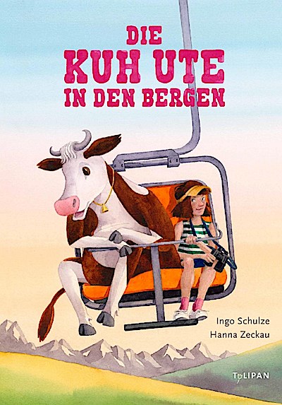 Die Kuh Ute in den Bergen