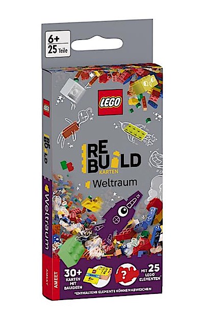LEGO® - Rebuild Karten - Weltraum, m. 1 Beilage