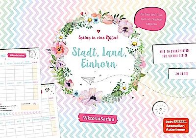 Spring in eine Pfütze! Stadt Land Einhorn