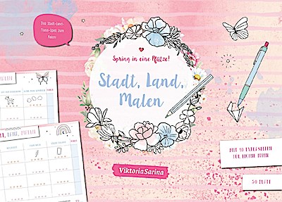 Spring in eine Pfütze! Stadt Land Malen