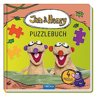 Trötsch Jan und Henry Puzzlebuch mit 4 Puzzle