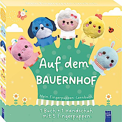 Mein Fingerpuppen-Lernbuch - Auf dem Bauernhof